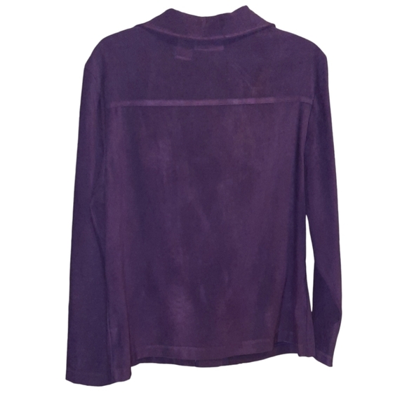 Jaclyn Smith Purple Blazer Large - Picture 4 of 6